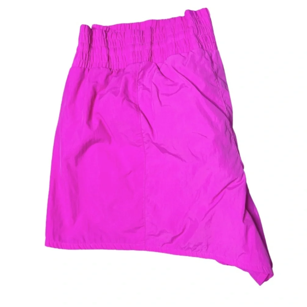 All in Motion Athletic Shorts Hot Pink Stretchy Smocked‎ Waist Dolphin Hem Women - Picture 10 of 16